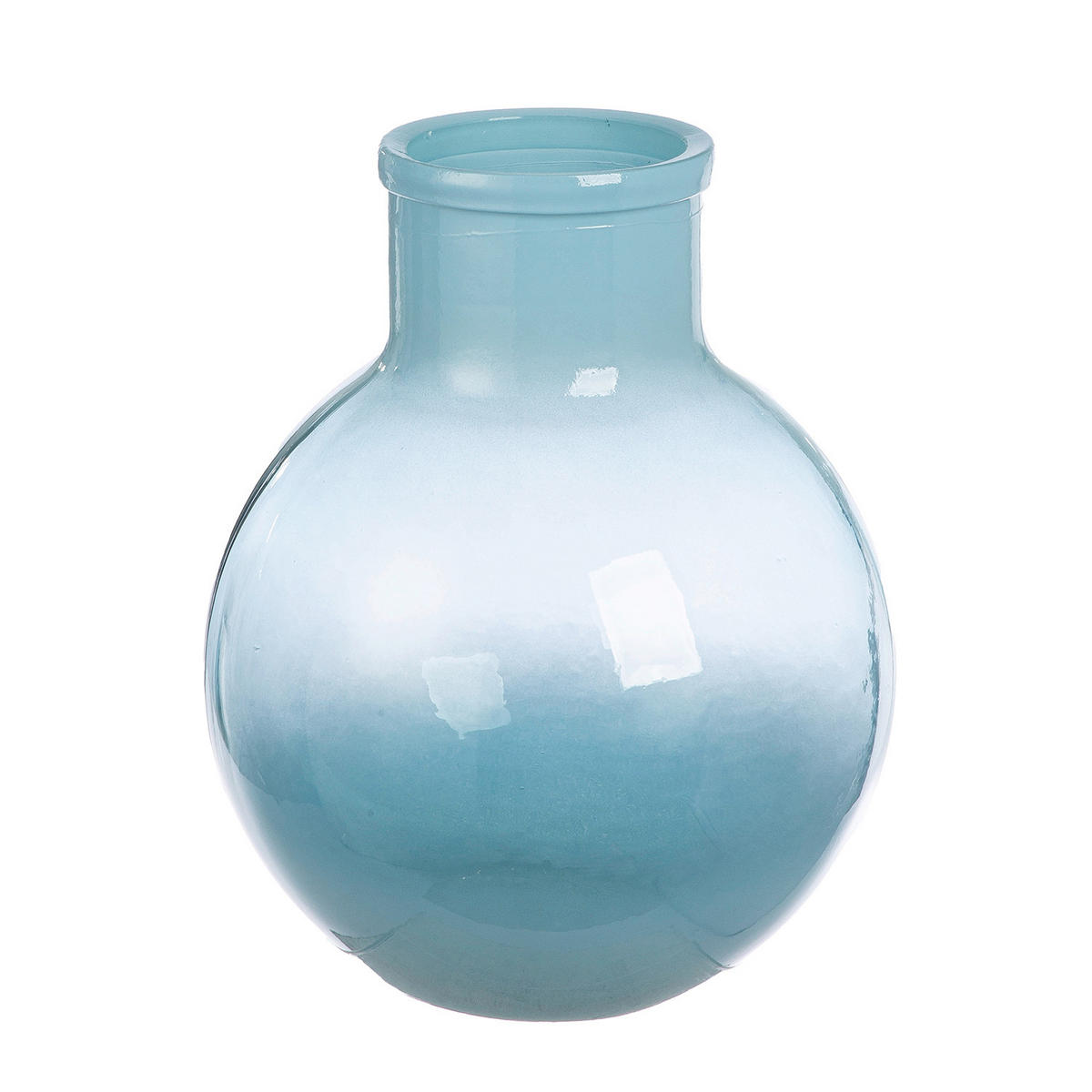 DEKOVASE  - Hellblau, LIFESTYLE, Glas (24/31cm)