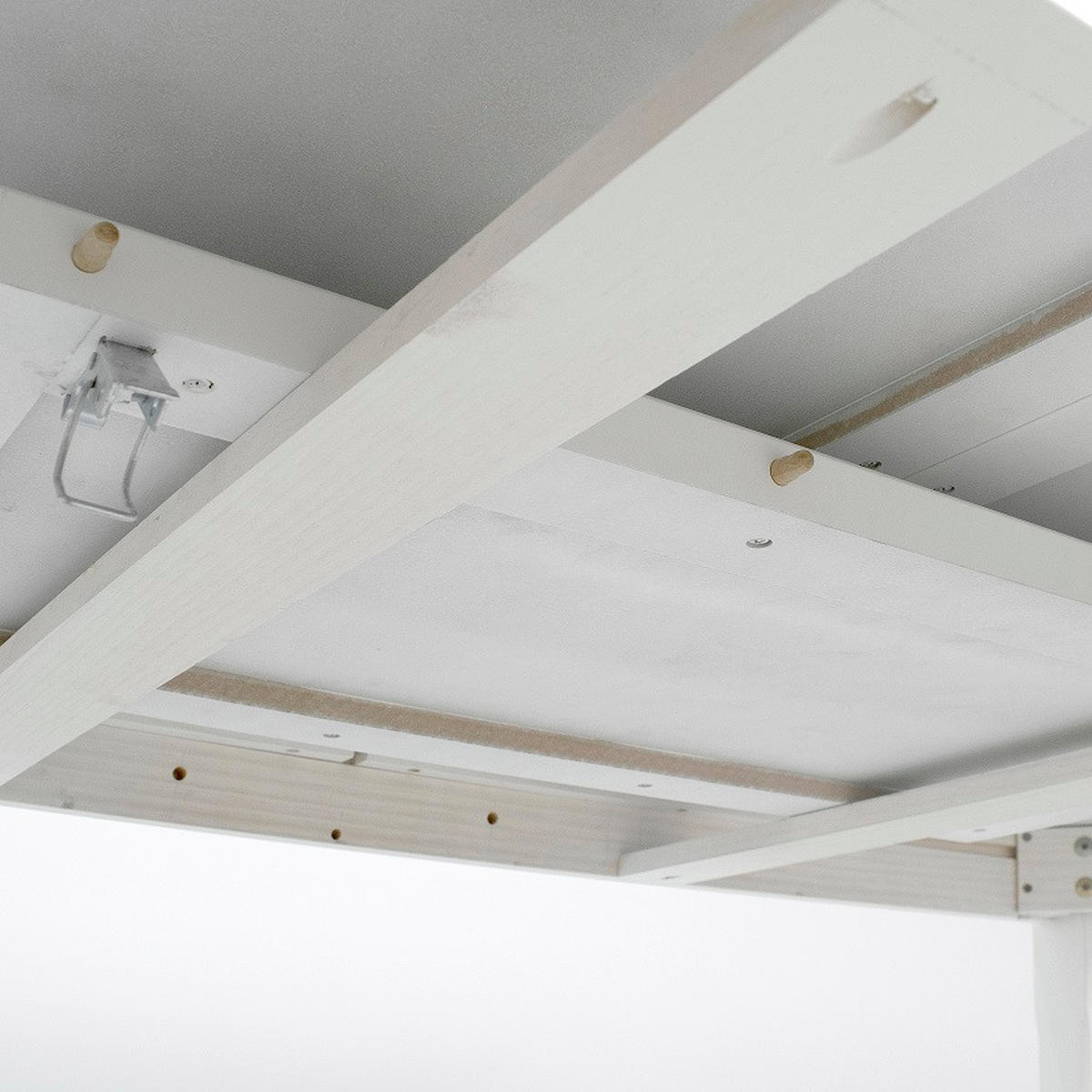 ESSTISCH Weiß rechteckig  ausziehbar  - Weiß, ROMANTIK / LANDHAUS, Holz/Holzwerkstoff (200/100/75cm) - Livetastic