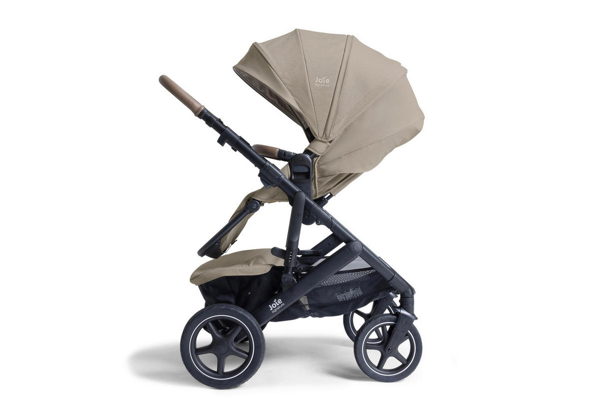 KINDERWAGENSET  Vinca 4in1 inkl. i-Level Pro und i-Base Encore  Sandstone  - Greige/Schwarz, Basics, Metall (65/109/97cm) - JOIE SIGNATURE