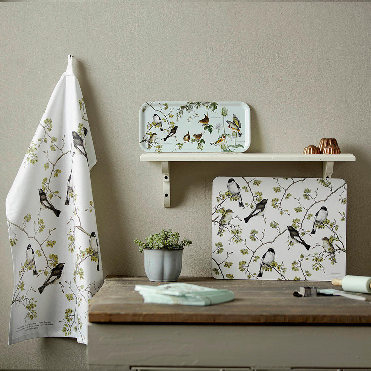 GESCHIRRTUCH-SET 3-teilig Braun  - Braun, Basics, Textil (50/70cm)