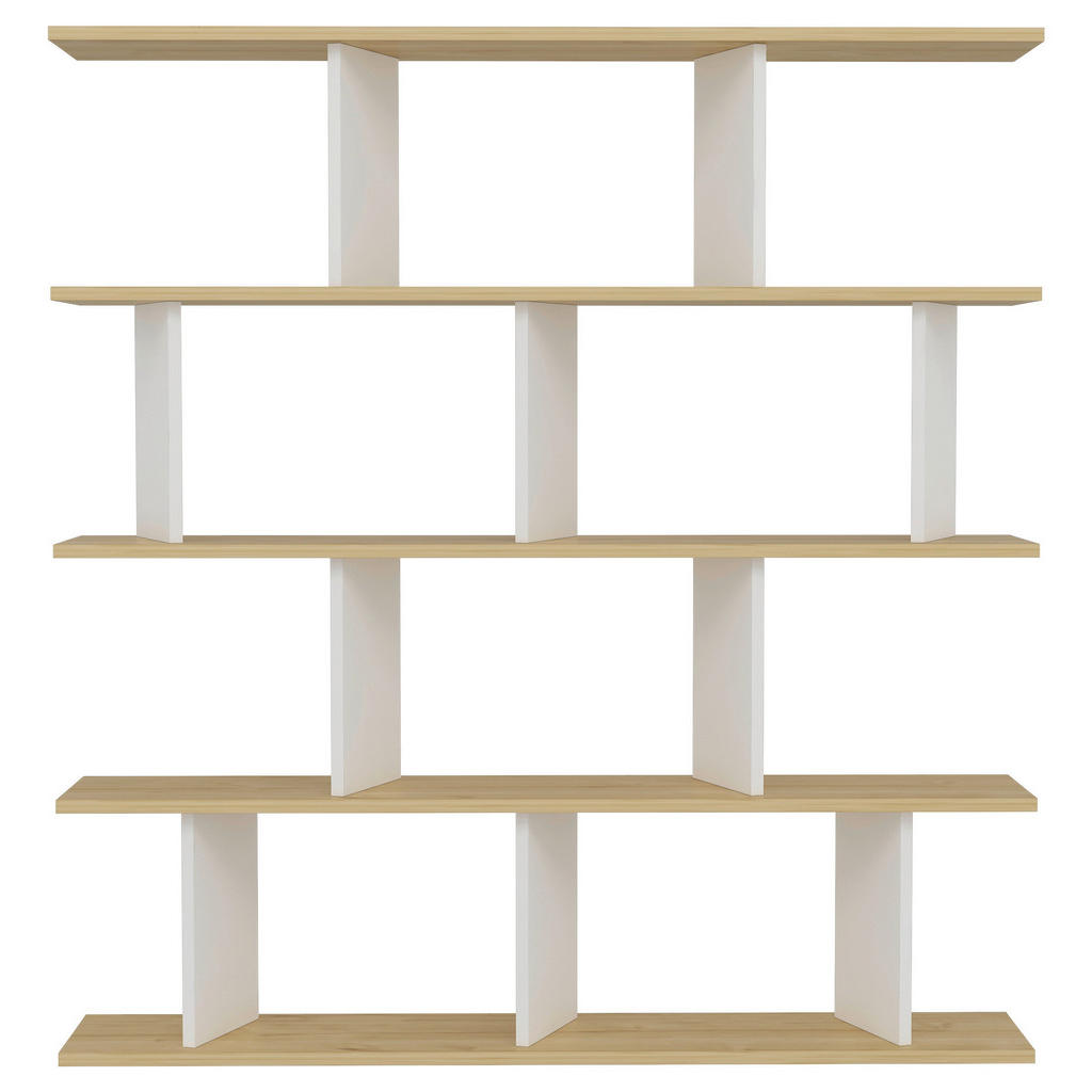 Livetastic REGÁL, farba duba, tmavosivá, 130/137/25 cm