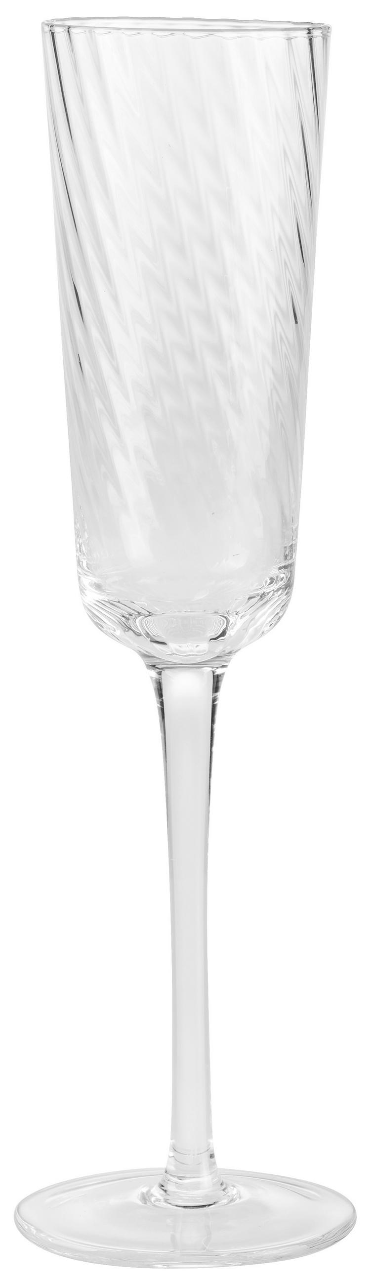 SKLENICE NA SEKT - čiré, Trend, sklo (7/25,5cm) - Novel