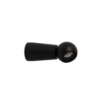 LED-WANDLEUCHTE Ipsos 6/6/15 cm  - Schwarz, KONVENTIONELL, Metall (6/6/15cm) - Lucide