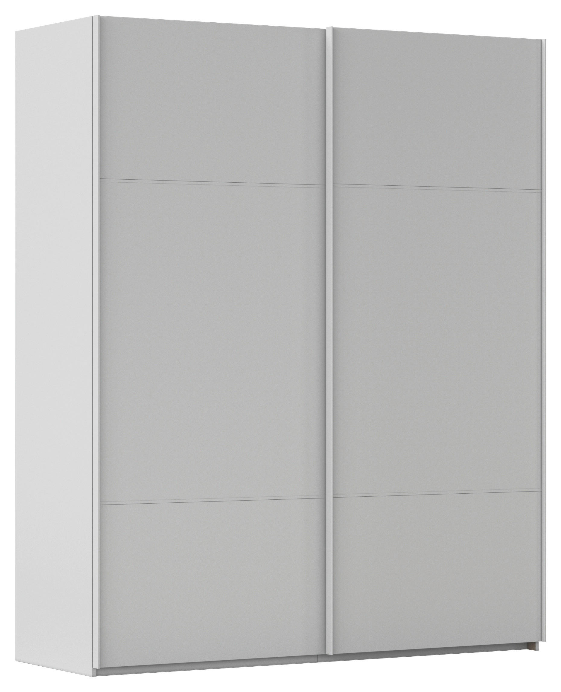 SCHWEBETÜRENSCHRANK Grau  - Grau, Konventionell, Holzwerkstoff/Metall (181/223/68cm) - Novel