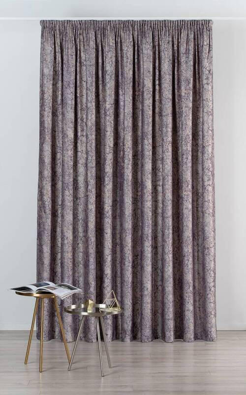 DRAPERIE CONFECȚIONATĂ black-out (nu permite trecerea luminii)  - mov, Basics, textil (24/31/4cm)