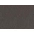3-SITZER-SOFA in Leder Mokka  - Schwarz/Mokka, Design, Leder/Metall (190/84/99cm) - Dieter Knoll