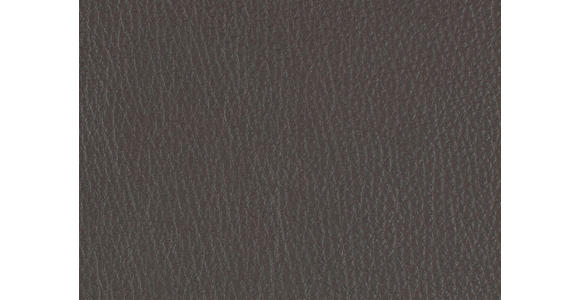 3-SITZER-SOFA in Leder Mokka  - Schwarz/Mokka, Design, Leder/Metall (190/84/99cm) - Dieter Knoll