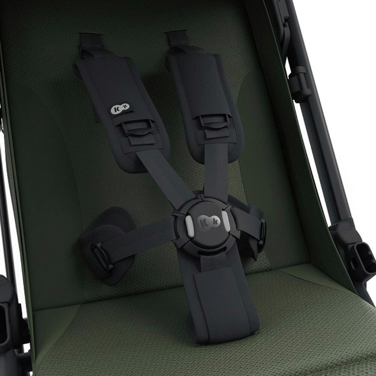 DJEČJA KOLICA  NUBI 3  - maslinasto zelena, Basics, metal/tekstil (68,5/53cm) - Kinderkraft