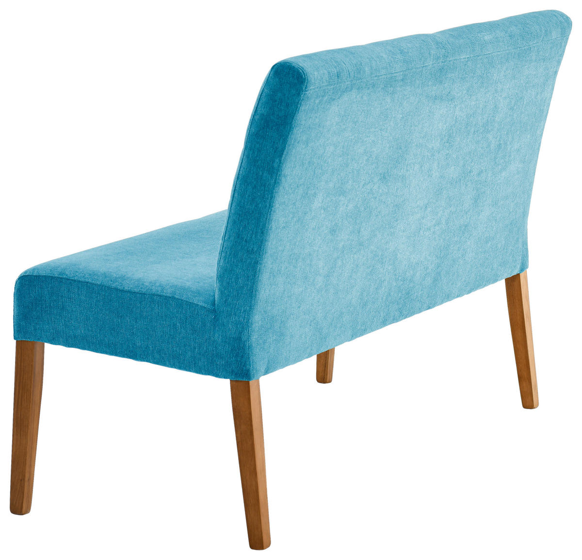 SITZBANK in Holz, Textil Türkis, Eichefarben  - Türkis/Eichefarben, KONVENTIONELL, Holz/Textil (140/91,5/63cm) - Cantus