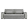 SCHLAFSOFA in Cord, Feincord Hellgrau  - Hellgrau/Schwarz, Konventionell, Kunststoff/Textil (240/83/116cm) - Carryhome
