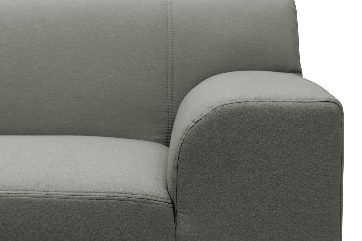 ECKSOFA TINOS Grün Webstoff  - Beige/Grün, Basics, Textil (273/157cm) - MID.YOU