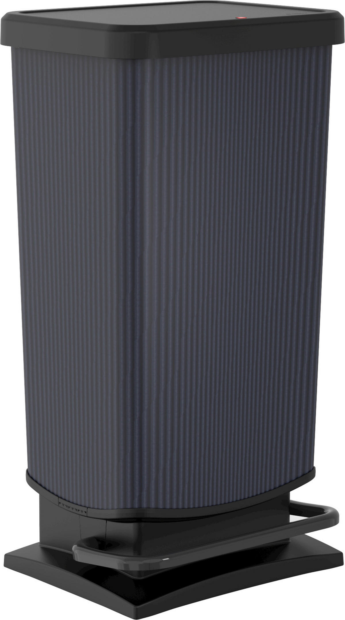 ABFALLEIMER Paso 40 L  - Graphitfarben/Schwarz, KONVENTIONELL, Kunststoff (35,3/29,5/67,6cm) - Rotho