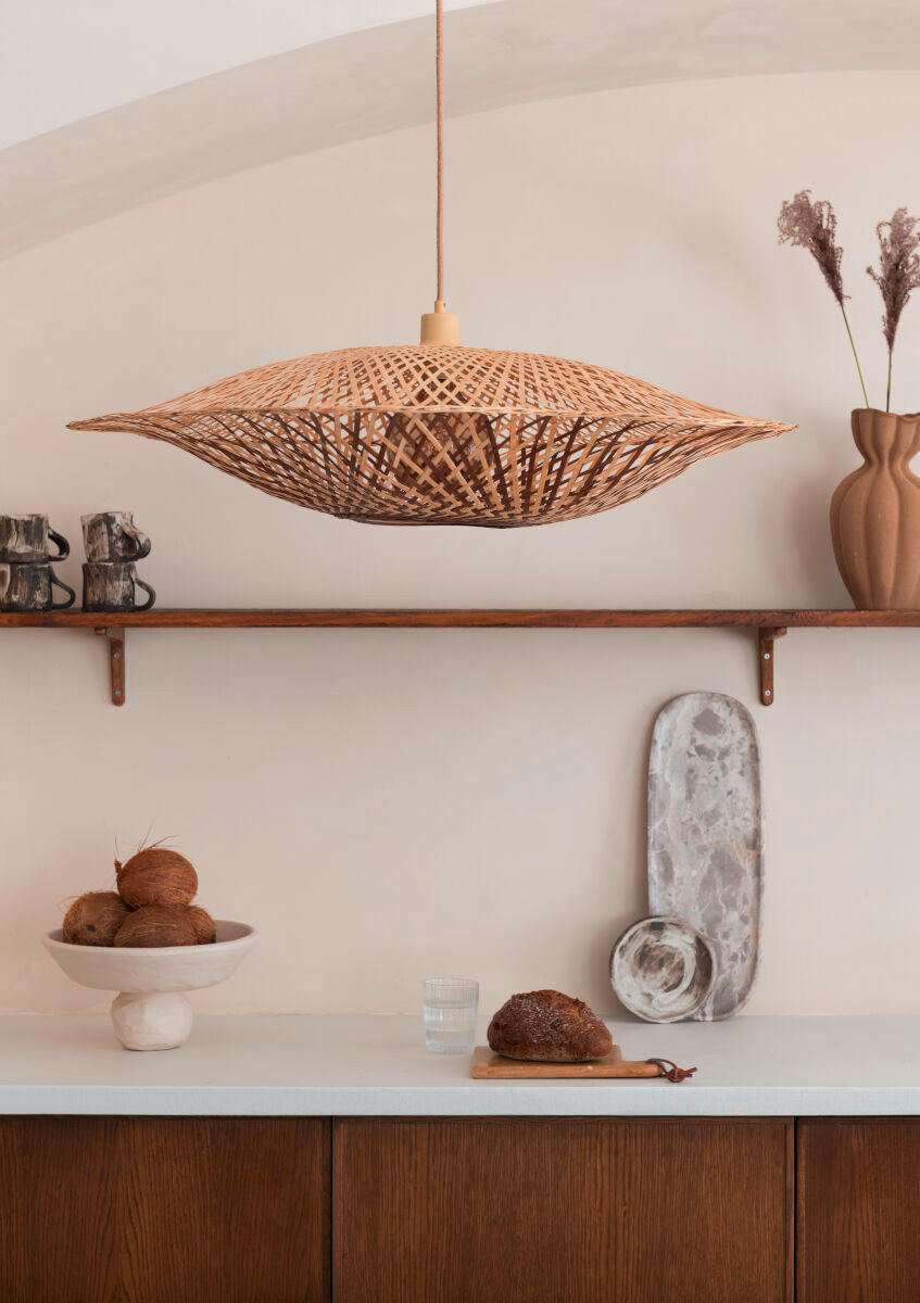 Thumbnail - Good & Mojo Hängeleuchte Good & Mojo, Natur, Naturmaterialien, Blume,Blume, 20 cm, Lampen & Leuchten, Innenbeleuchtung, ...