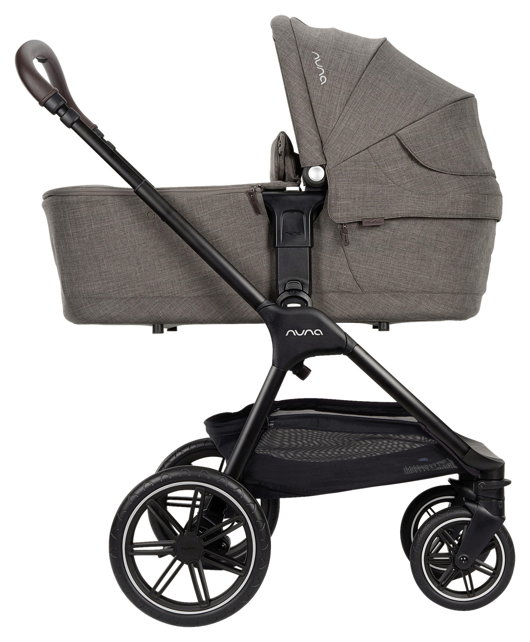 KINDERWAGENSET TRIV lx  - Sandfarben/Schwarz, Basics, Kunststoff/Metall (58/109/93,5cm) - Nuna