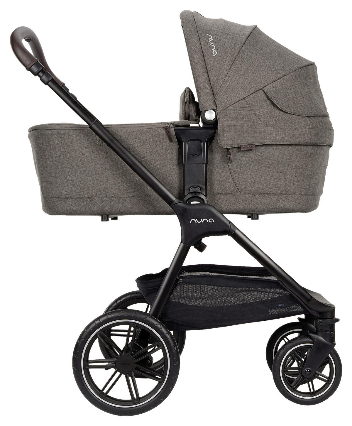 KINDERWAGENSET TRIV lx  - Sandfarben/Schwarz, Basics, Kunststoff/Metall (58/109/93,5cm) - Nuna