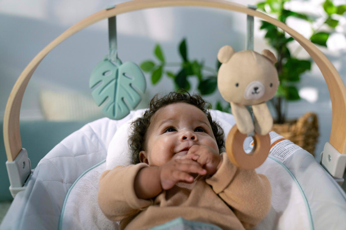 SCHAUKELWIPPE COZY  - Multicolor/Weiß, Basics, Kunststoff/Textil (56,4/53,1/67,6cm)