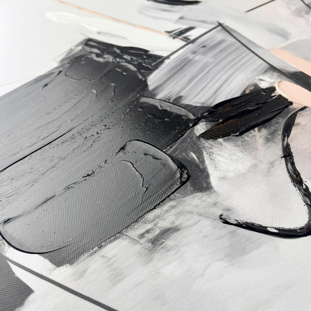 LEINWANDBILD Abstraktes 70/100 cm  - Multicolor, Basics, Holz/Textil (70/100cm)