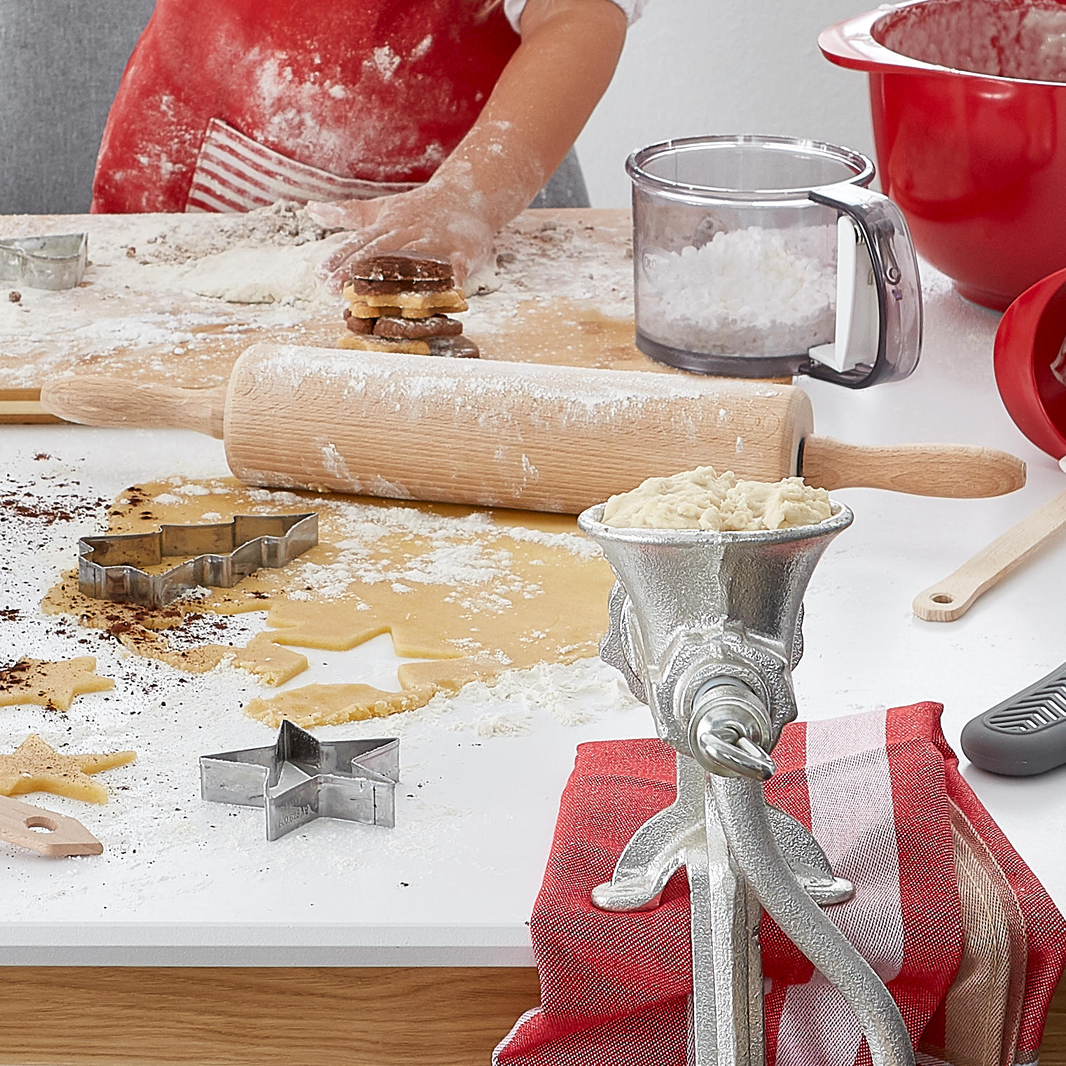 BACKFORMROLLER - Buchefarben, Basics, Holz (44cm) - Dr.Oetker