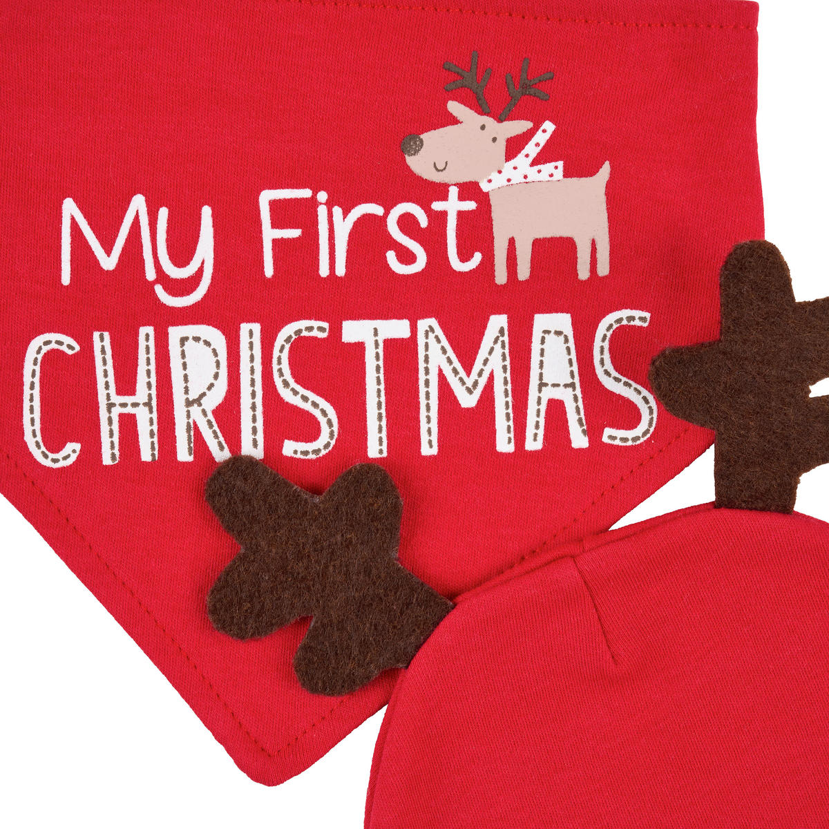 BABYBEKLEIDUNGSSET 3-teilig  - Rot, Textil - X-Mas