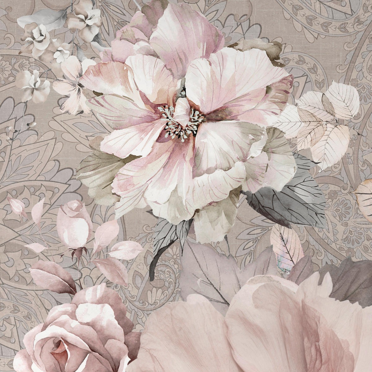BETTWÄSCHE 2-teilig Satin 140/200 cm  - Multicolor, Textil (140/200cm) - Esposa
