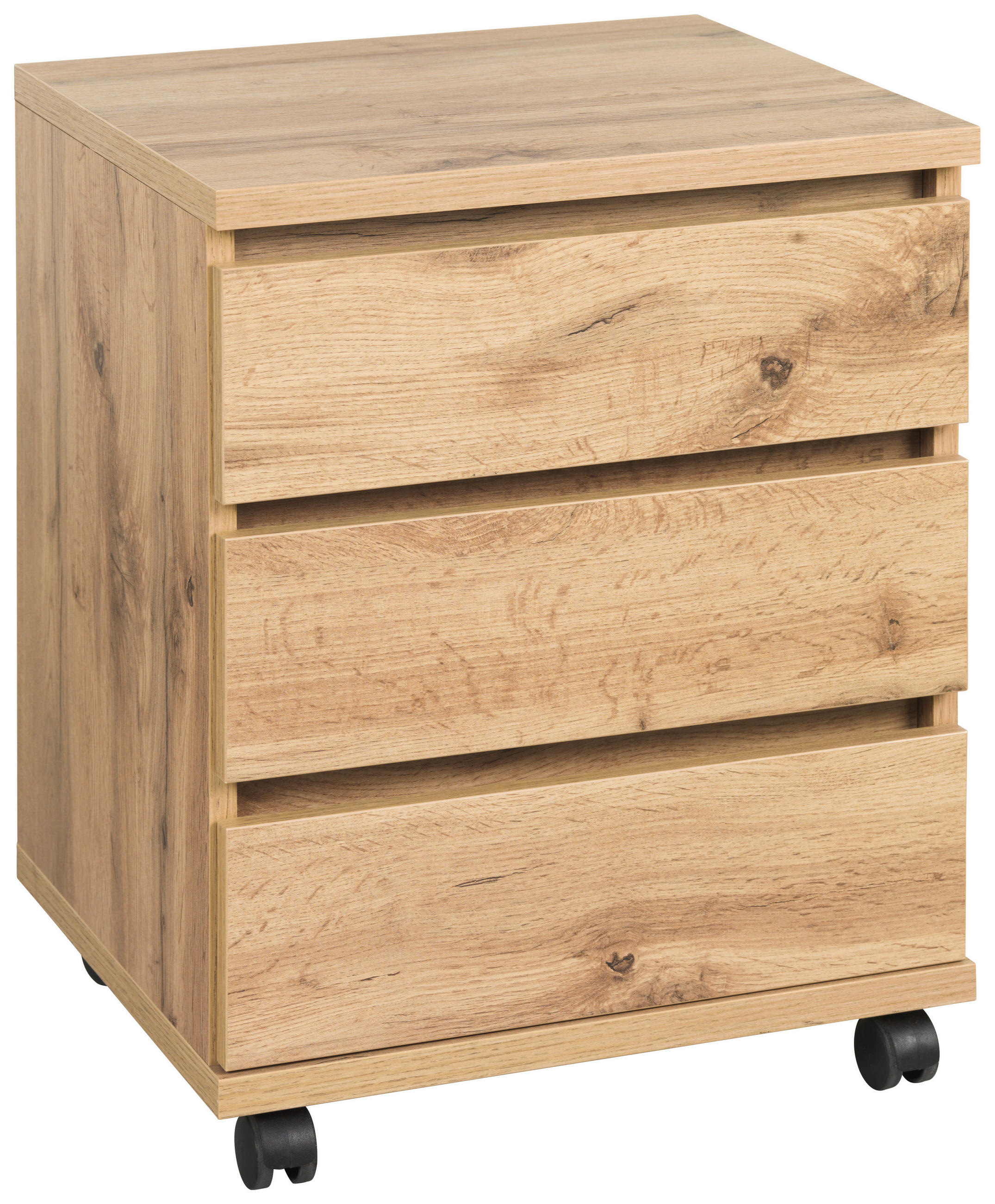 ROLLCONTAINER Eiche Wotan  - Eiche Wotan, KONVENTIONELL (45/57/39,6cm) - Hom`in