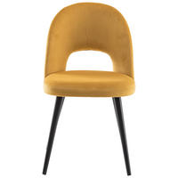 STOLICA  žuta       - žuta/crna, Moderno, drvo (49/83/60cm)