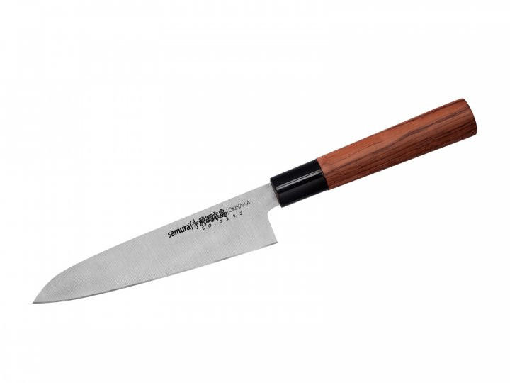 NOŽ ŠEFA KUHINJE  OKINAWA        32 cm    oplemenjeni čelik - srebrne boje/crna, Basics, metal/plastika (32cm) - Samura