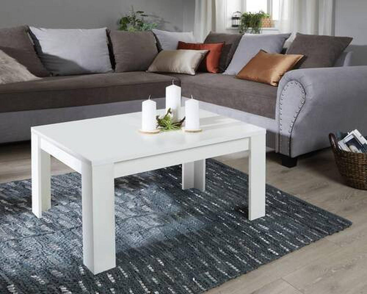 KONFERENČNÍ STOLEK, bílá, kompozitní dřevo, 90/46/50 cm - bílá, Moderní, kompozitní dřevo (90/46/50cm) - Ti'me