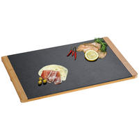 PLADENJ ZA SERVIRANJE     45/30/1,5 cm         - naravne barve, Basics, kamen/les (45/30/1,5cm) - Kesper