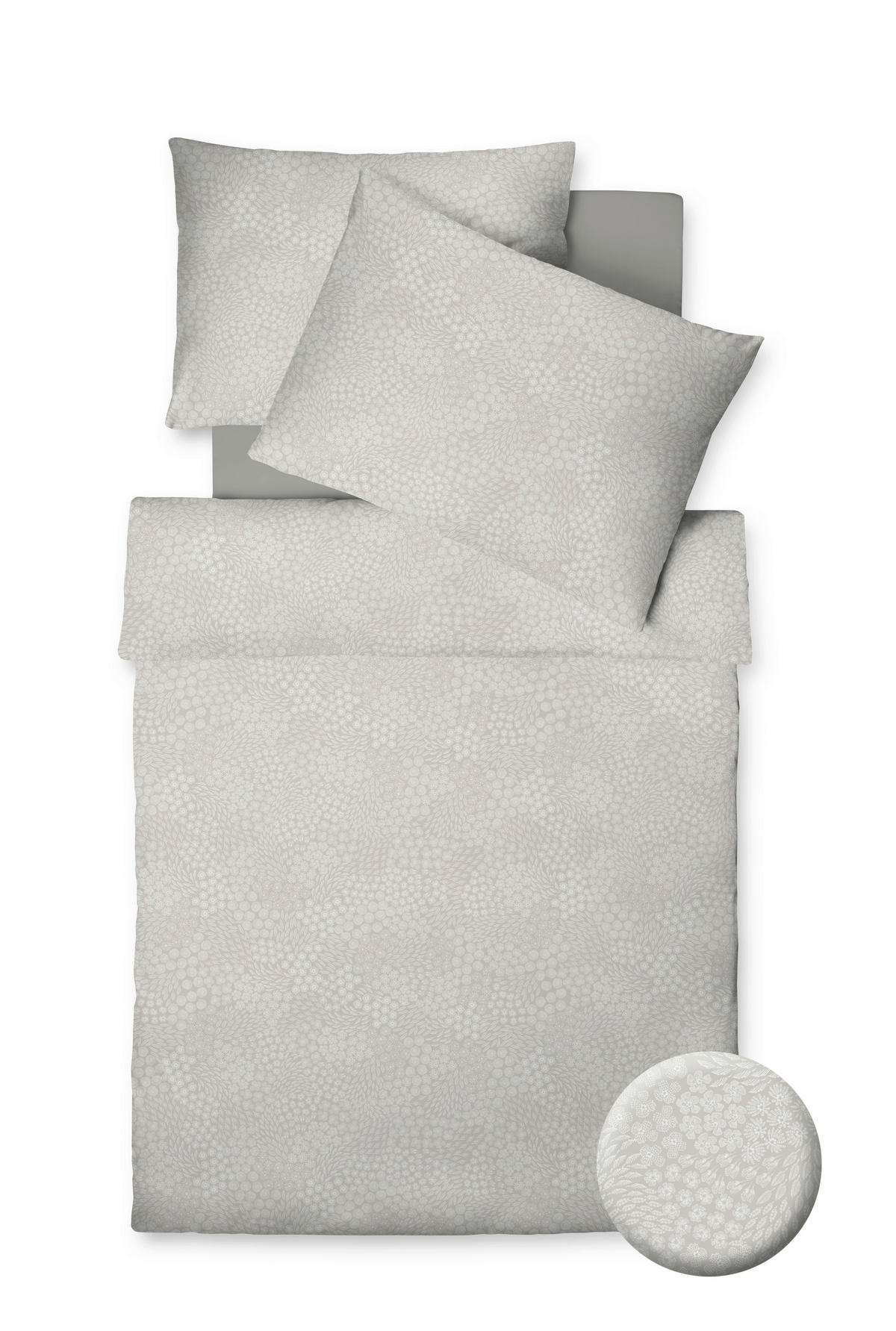 POSTELJINA 140/200 cm  DREAM DELUXE  - bijela/boje pijeska, Konvencionalno, tekstil (140/200cm) - Fleuresse