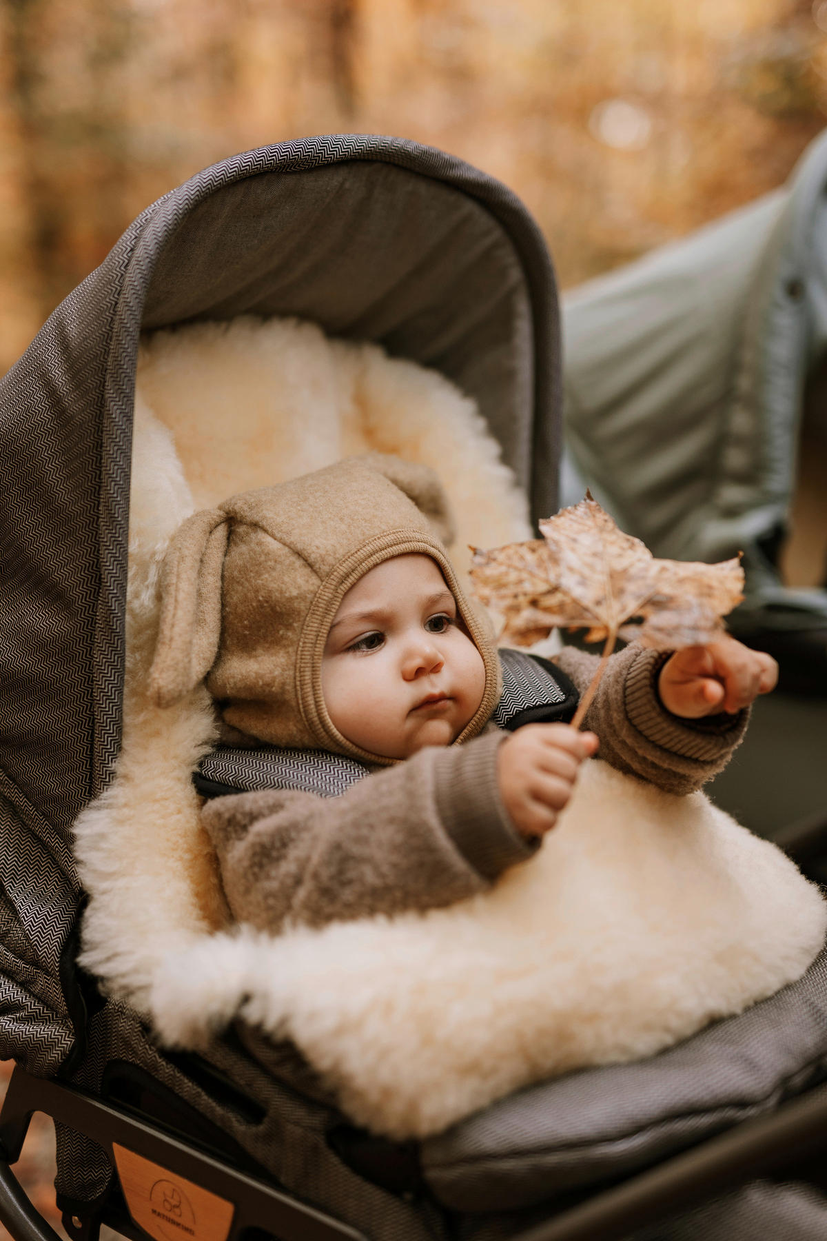 FELLSACK  - Dunkelgrau, Basics, Textil/Fell (46/105cm) - Naturkind