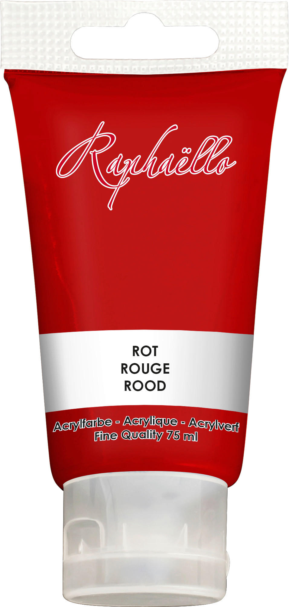 AKRYLOVÁ FARBA - červená, Basics (75ml)