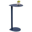 BEISTELLTISCH in Metall 34/32/62 cm  - Dunkelblau, Design, Metall (34/32/62cm) - Xora