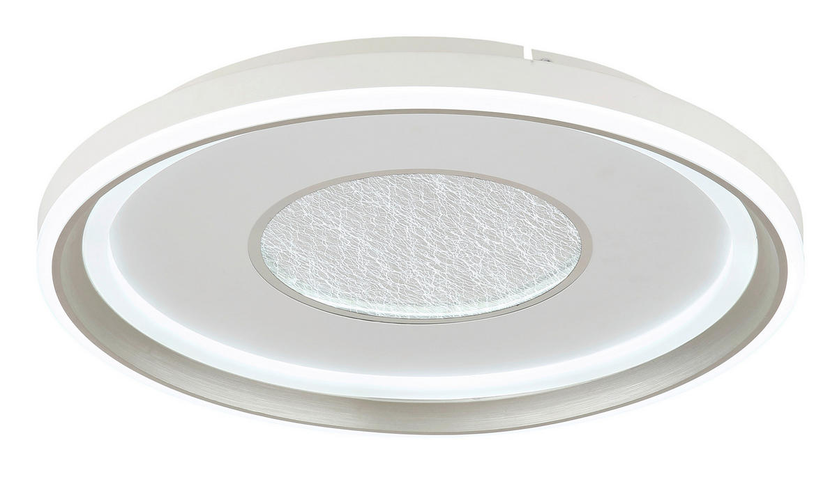 STROPNA LED-SVETILKA  EILA //2700-6000 K/230 V/ - barve šampanjca/bela, Design, kovina/umetna masa (48/7,5cm) - Globo