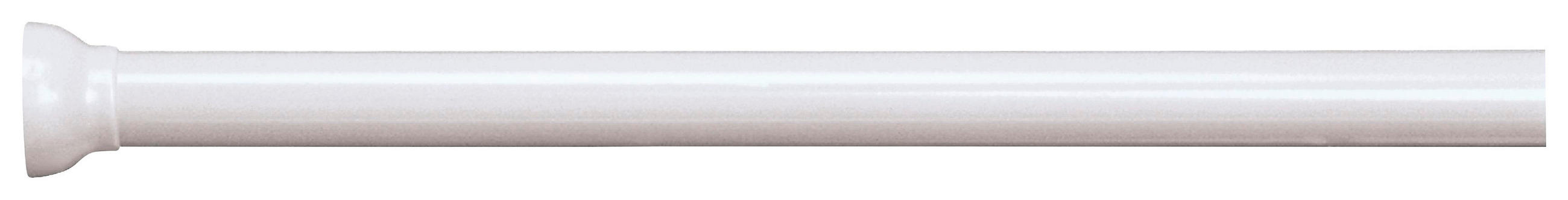 DUSCHVORHANGSTANGE 125-220 cm  - Weiß, Basics, Metall (125-220cm) - Kleine Wolke