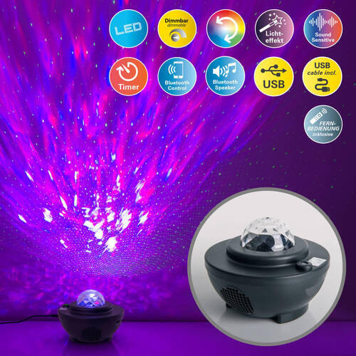LED-TISCHLEUCHTE   - Schwarz, Basics, Kunststoff (16,2/13cm) - Näve