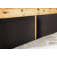 BOXSPRINGBETT 180/200 cm  in Dunkelbraun  - Dunkelbraun, Natur, Holz/Textil (180/200cm) - Linea Natura