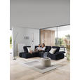 ECKSOFA in Struktur Schwarz  233/313 cm  - Schwarz, Design, Kunststoff/Textil (233/313cm) - Emilio Belluti