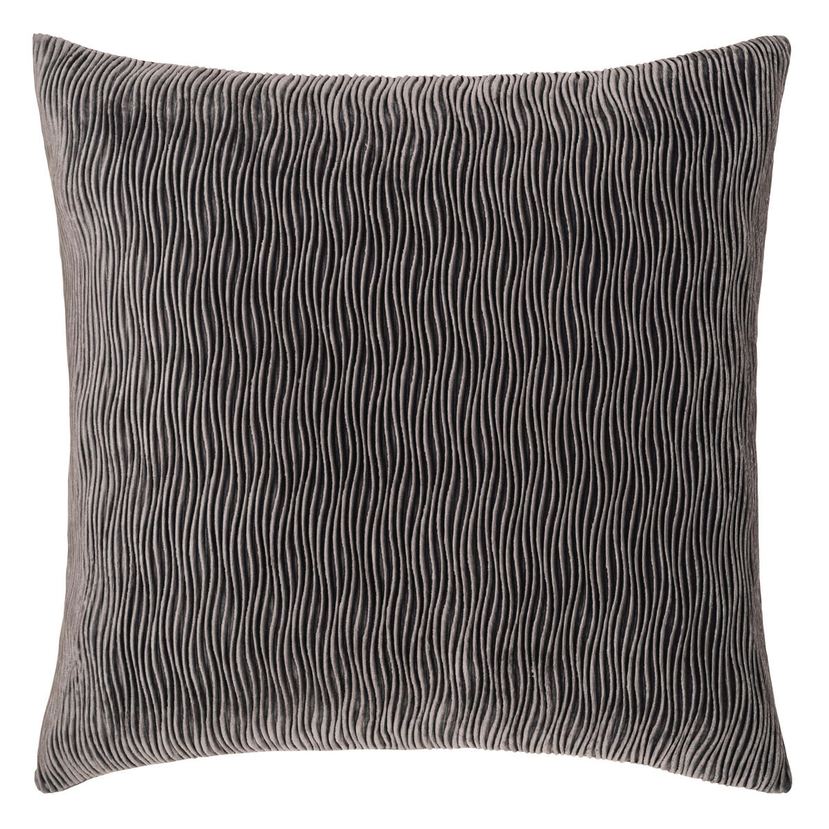 KISSENHÜLLE Wave 50/50 cm  - Titanfarben, Basics, Textil (50/50cm) - Novel