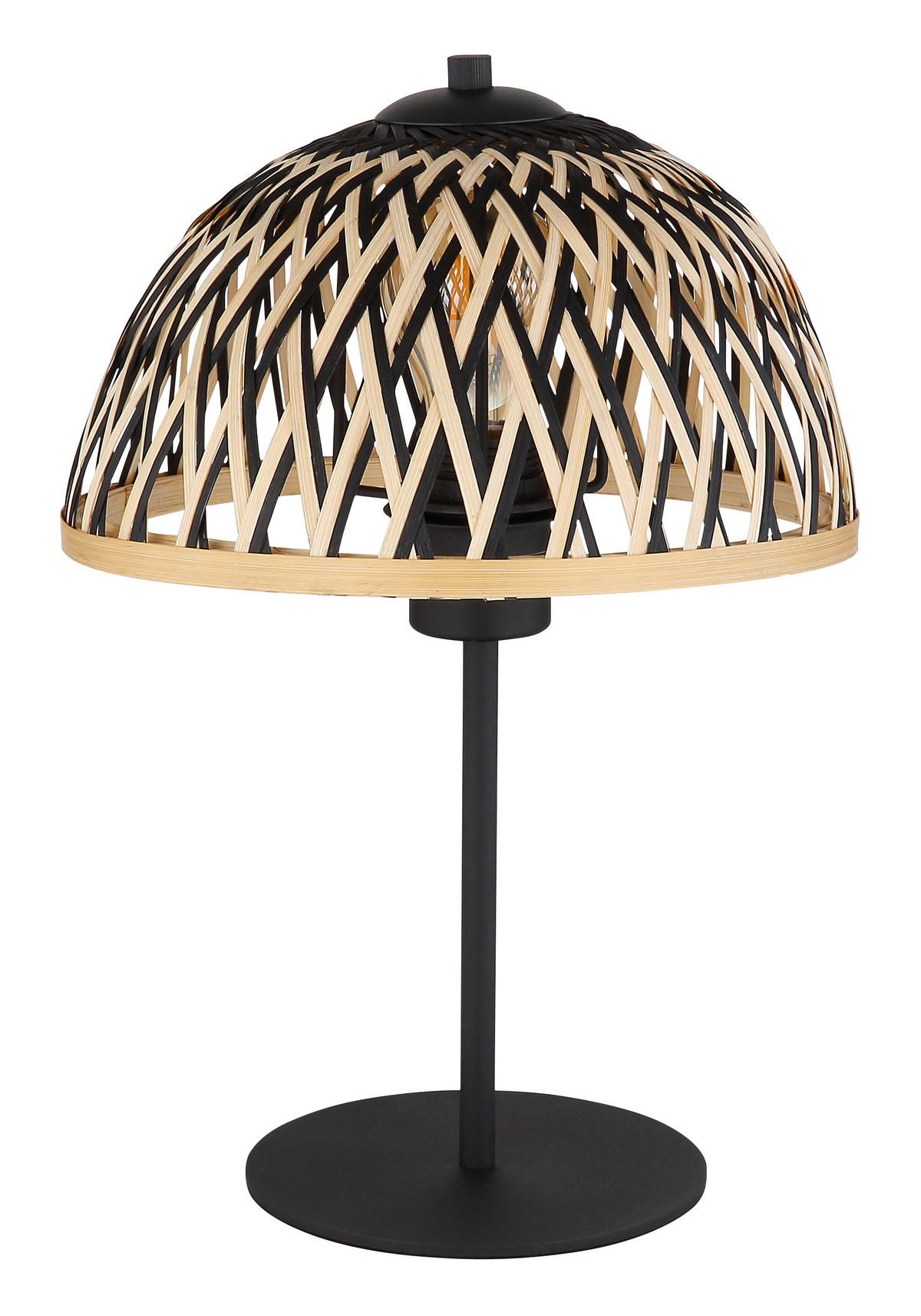 NAMIZNA SVETILKA        25/37 cm       - črna/naravne barve, Natur, kovina/naravni materiali (25/37cm) - Globo