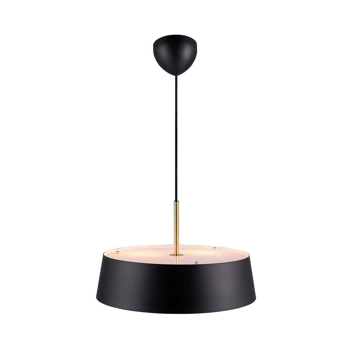 PENDELLEUCHTE Clasi 26.5/45/45 cm  - Schwarz, Design, Metall (26.5/45/45cm) - Nordlux