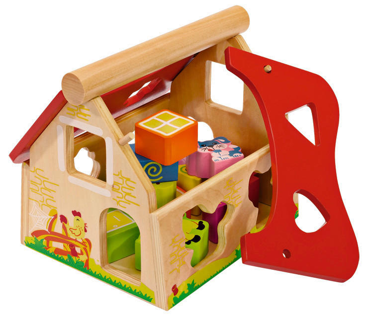STECKBAUSTEINE - Multicolor, Basics, Holz (18,50/18,50/20,50cm) - Eichhorn