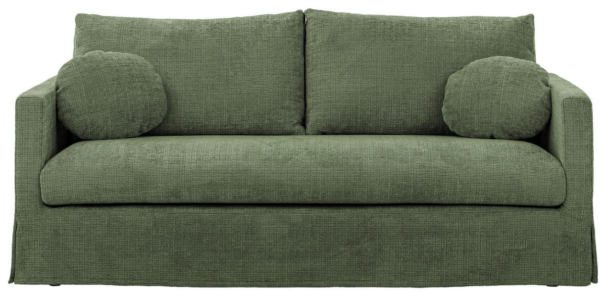 3-SITZER-BEZUG - Grün, Design, Textil (195/89/95cm) - P & B