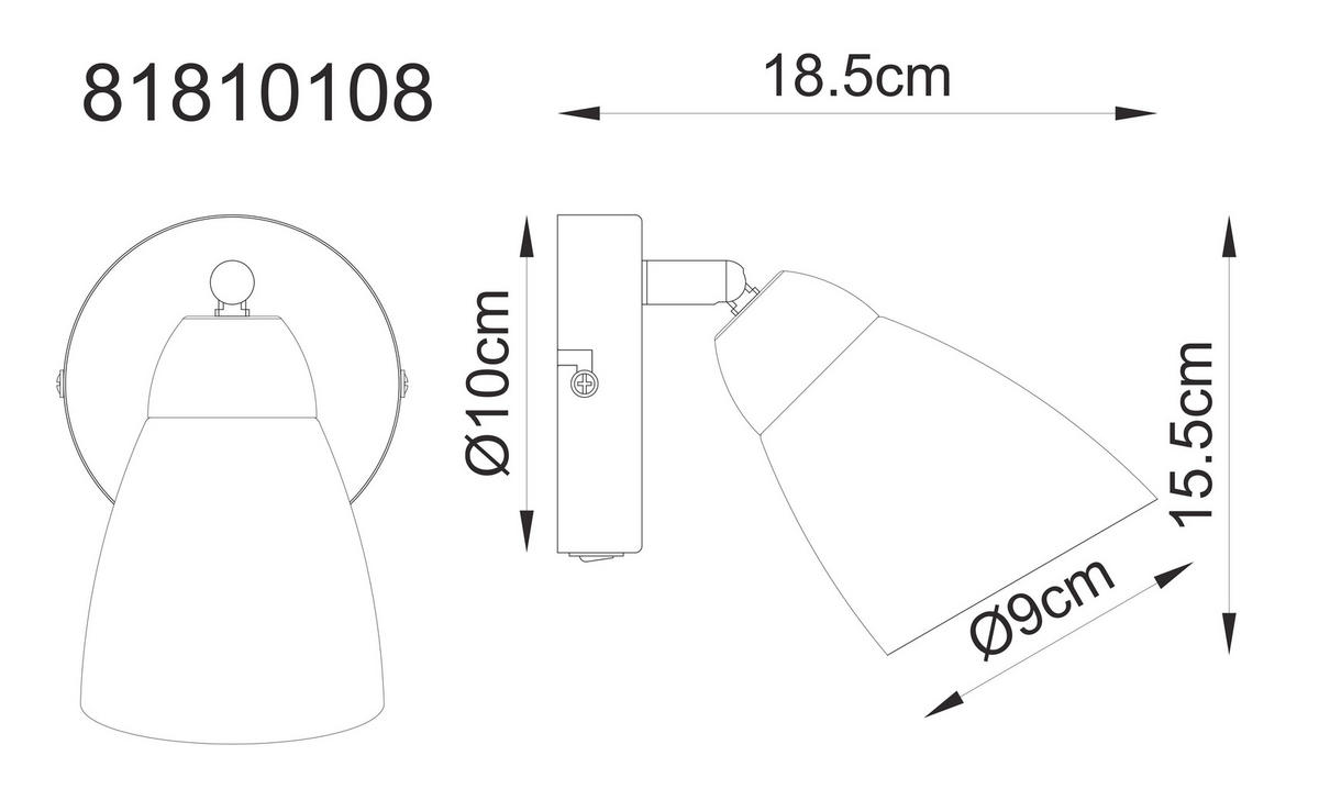 STRAHLER Paula 10/18,5/15,5 cm  - Schwarz/Grau, Design, Glas/Metall (10/18,5/15,5cm) - Globo