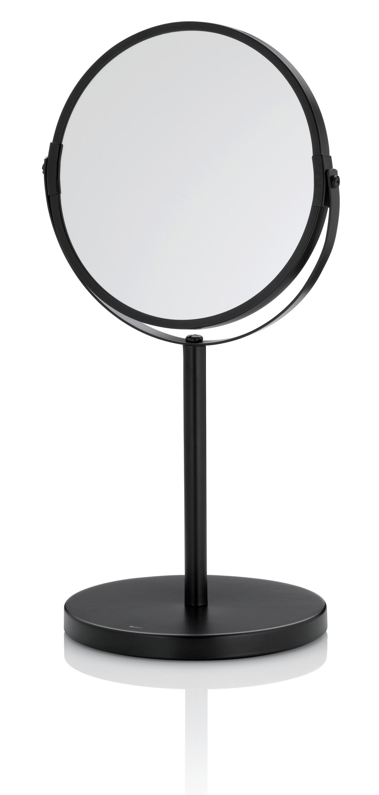 SCHMINKSPIEGEL  17/34,50 cm    - Schwarz, Basics, Metall (17/34,50cm) - Kela