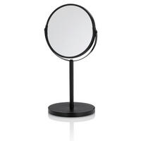 SCHMINKSPIEGEL  - Schwarz, Basics, Metall (17/34,50cm) - Kela