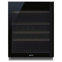 WEINKÜHLSCHRANK CVI638LN3  - Schwarz/Kupferfarben, Basics, Glas/Metall (59,5/82-87/56,6cm) - SMEG