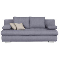SOFA LEŽAJ ljubičasta  - boja hroma/siva, Dizajnerski, tekstil/plastika (205/88/96cm) - Ti'me