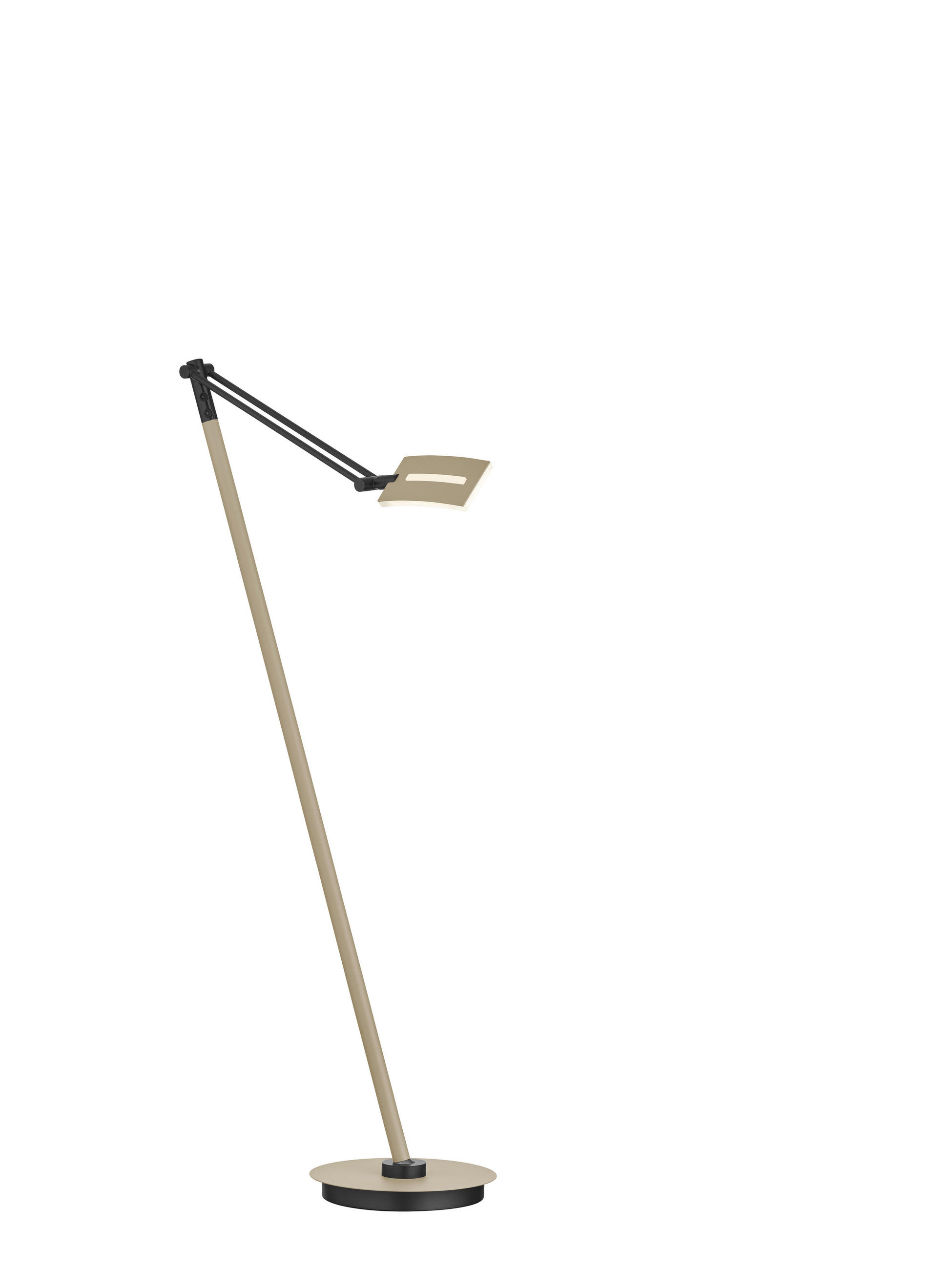 LED-STEHLEUCHTE 22/110 cm    - Taupe, Design, Metall (22/110cm) - Hell