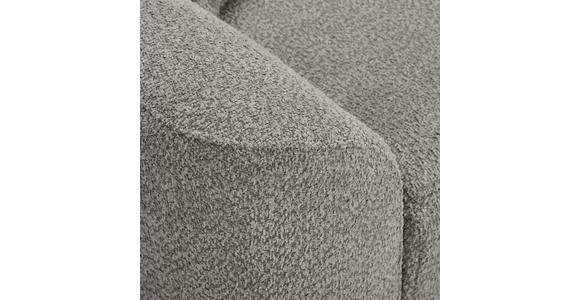 3-SITZER-SOFA  in Chenille Grau  - Schwarz/Grau, KONVENTIONELL, Textil/Metall (228/84/99cm) - Carryhome